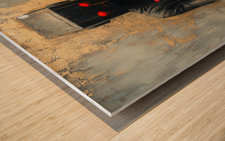 DM-Echoes of the  Machine Wood print