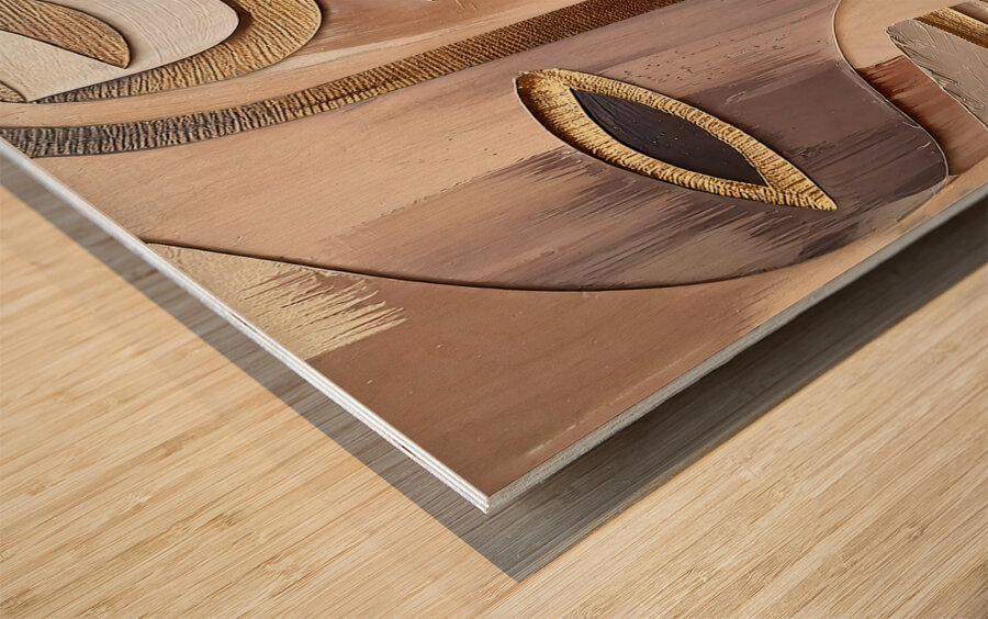 DM African mask001 Wood print