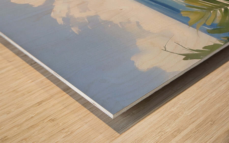 DM-Coastal 002 Wood print