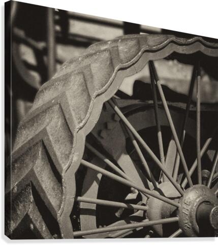 Steel Wheel Canvas Print