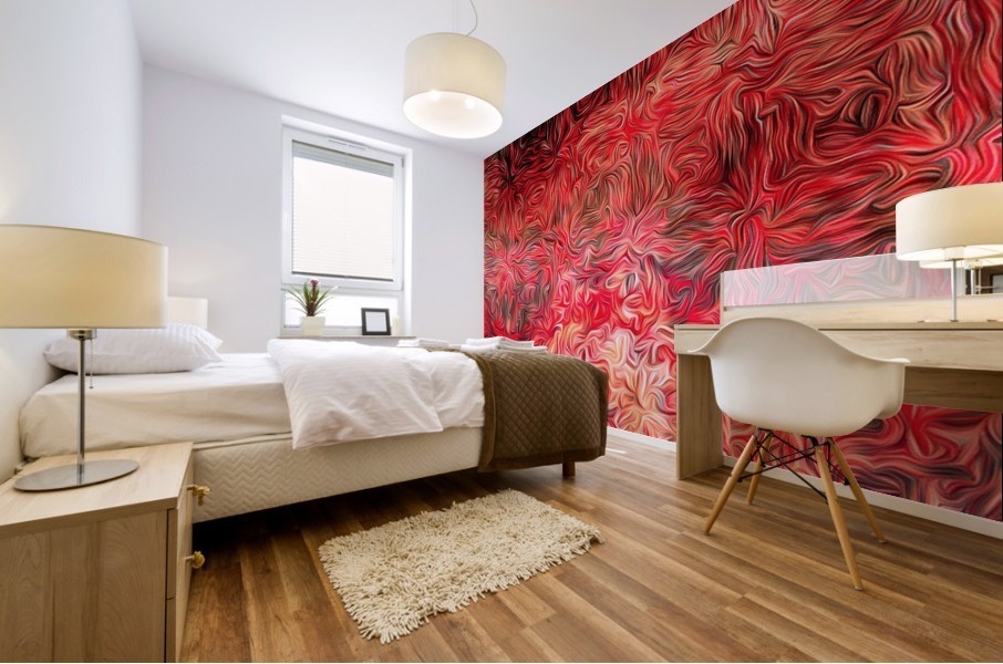 Blaze__Rojo Mural print