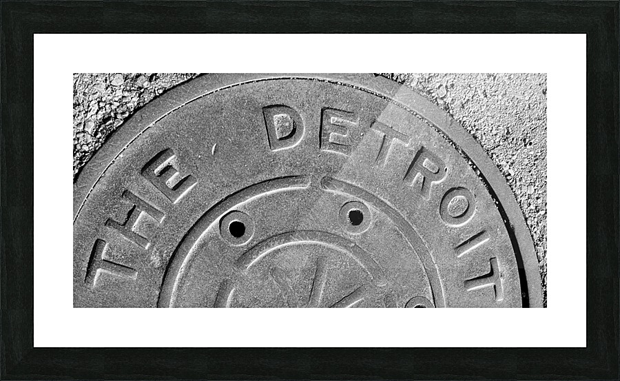 Detroit Picture Frame print