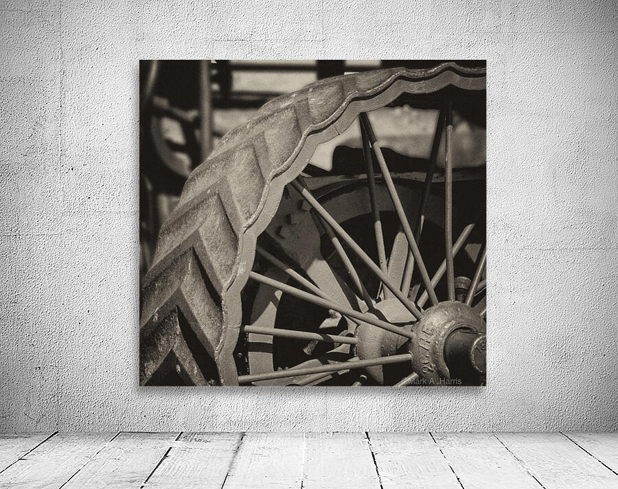 Steel Wheel Wall Preview