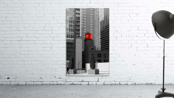 Red Water Tower Wall Preview