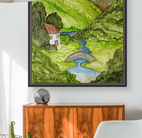 HiddenValley Watercolor by DigitaLeon