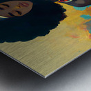 Coco Melanated Metal print