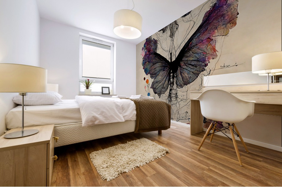 ButterflyEffect01 NoWB Mural print