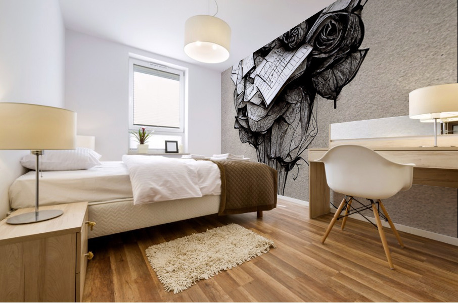 Dear Rose Mural print