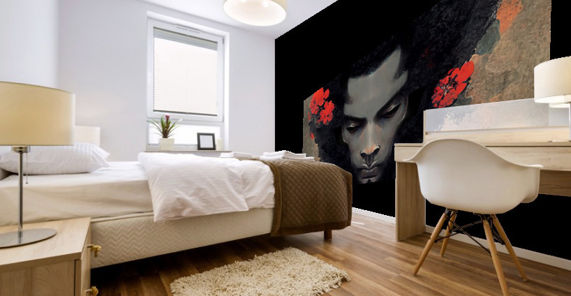 Afro Samurai Mural print