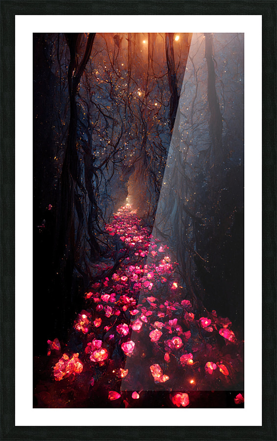 Forever Rose 4 Picture Frame print