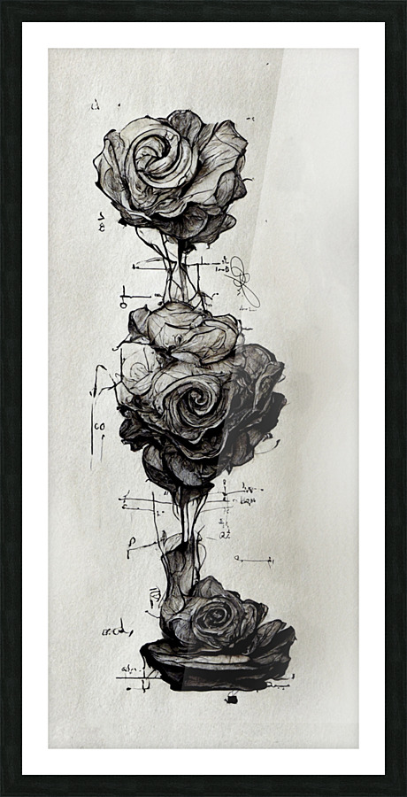 Black Rose Theory Picture Frame print