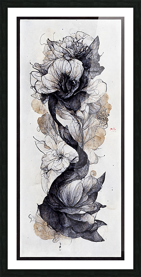 Flowers Picture Frame print