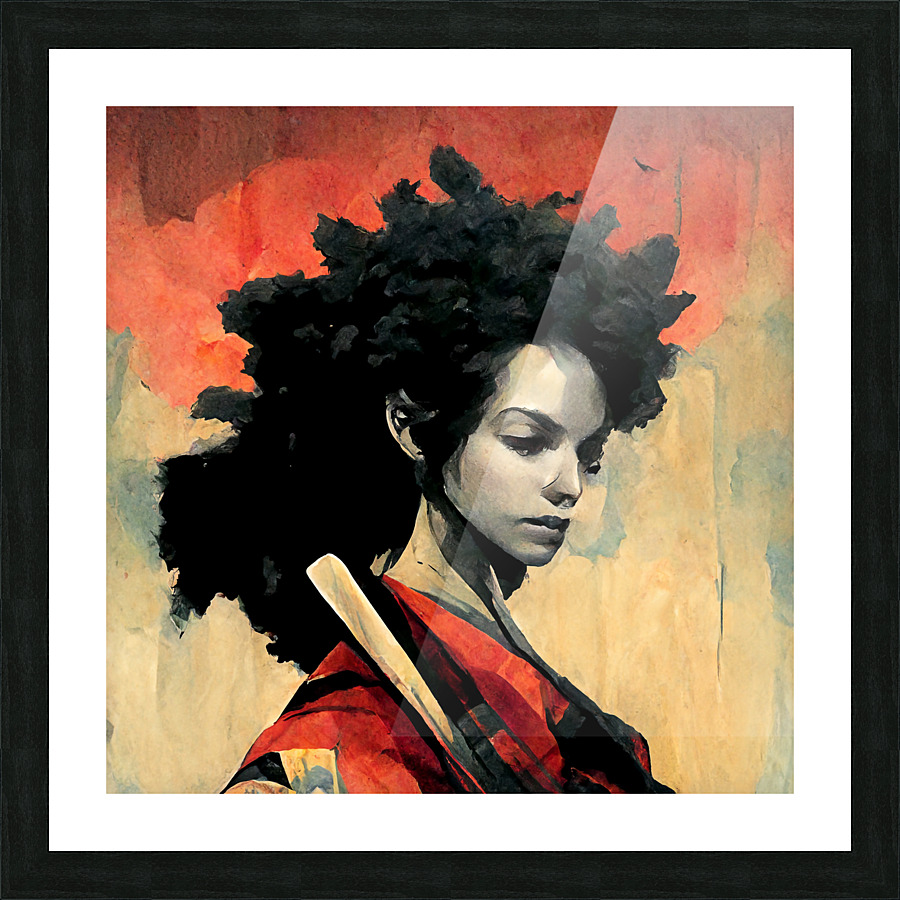 Samurai Jen Picture Frame print