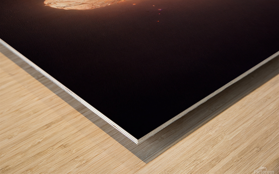 Forever Rose Wood print