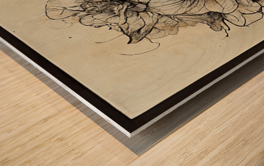 Flowers NoWB Wood print