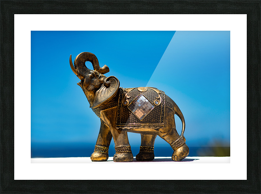 Lucky charm elephant Picture Frame print
