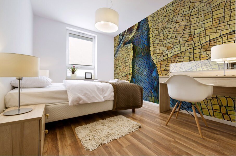peacock 3 Mural print