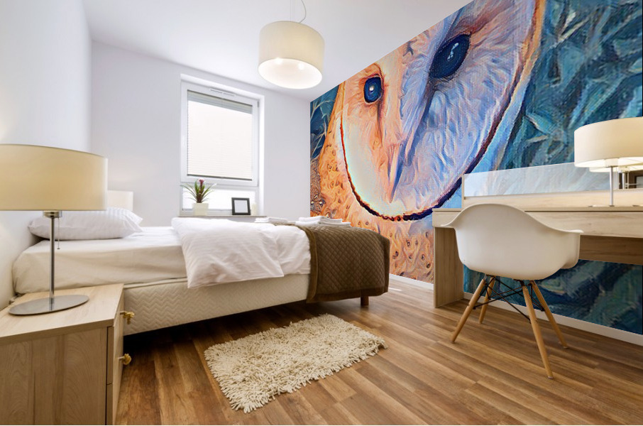Barn Owl Mural print
