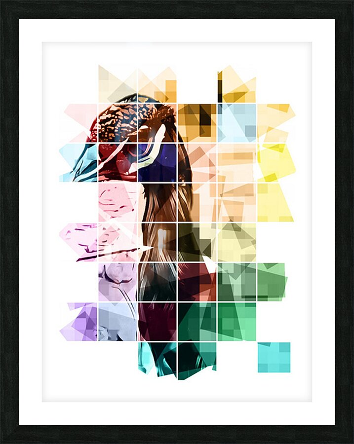 peacock 2 Picture Frame print