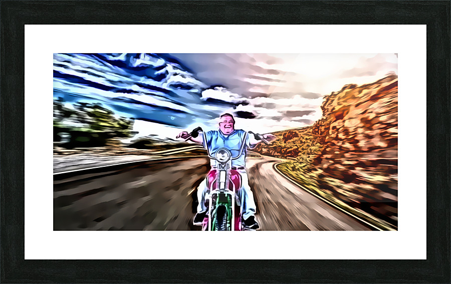 Uncle Frank Picture Frame print
