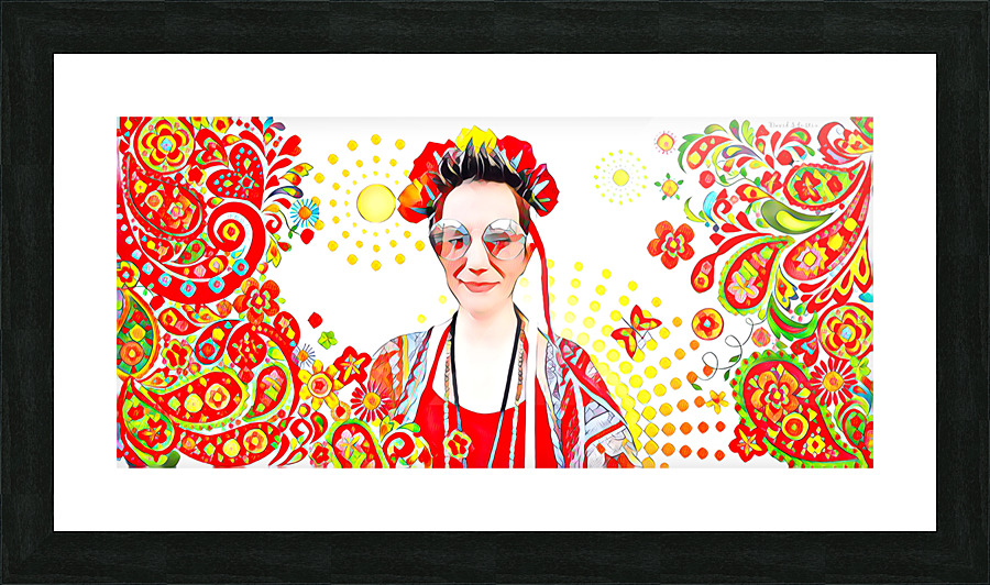 Sarah 60s Picture Frame print
