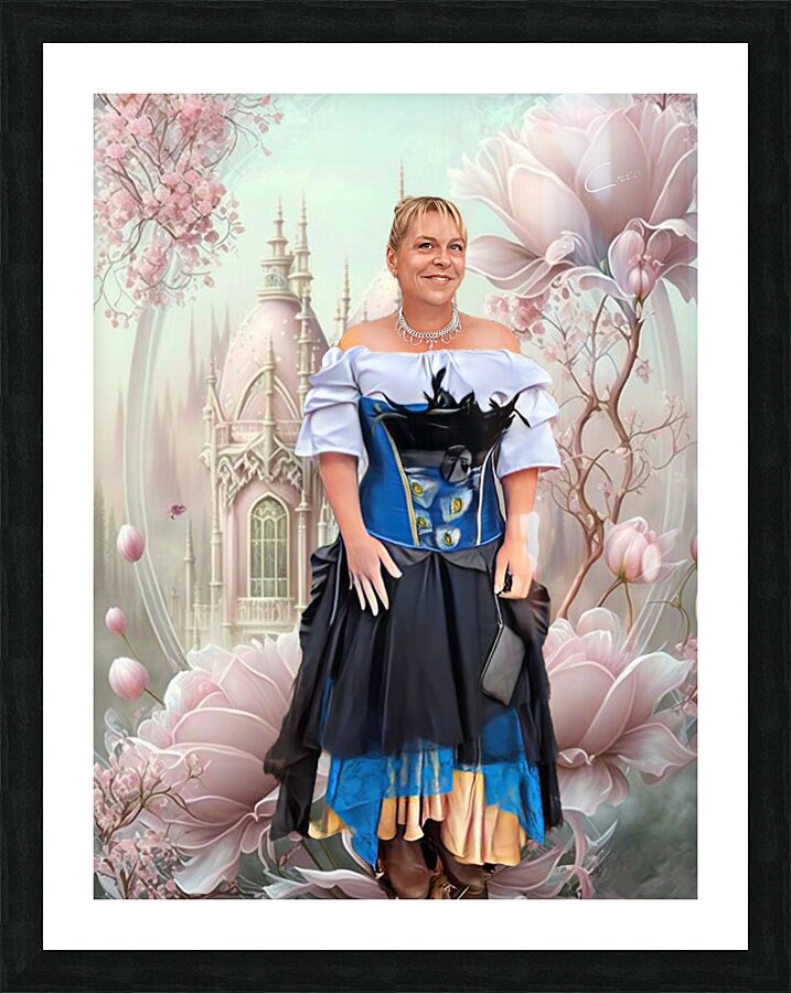 Kellie fair maiden Picture Frame print