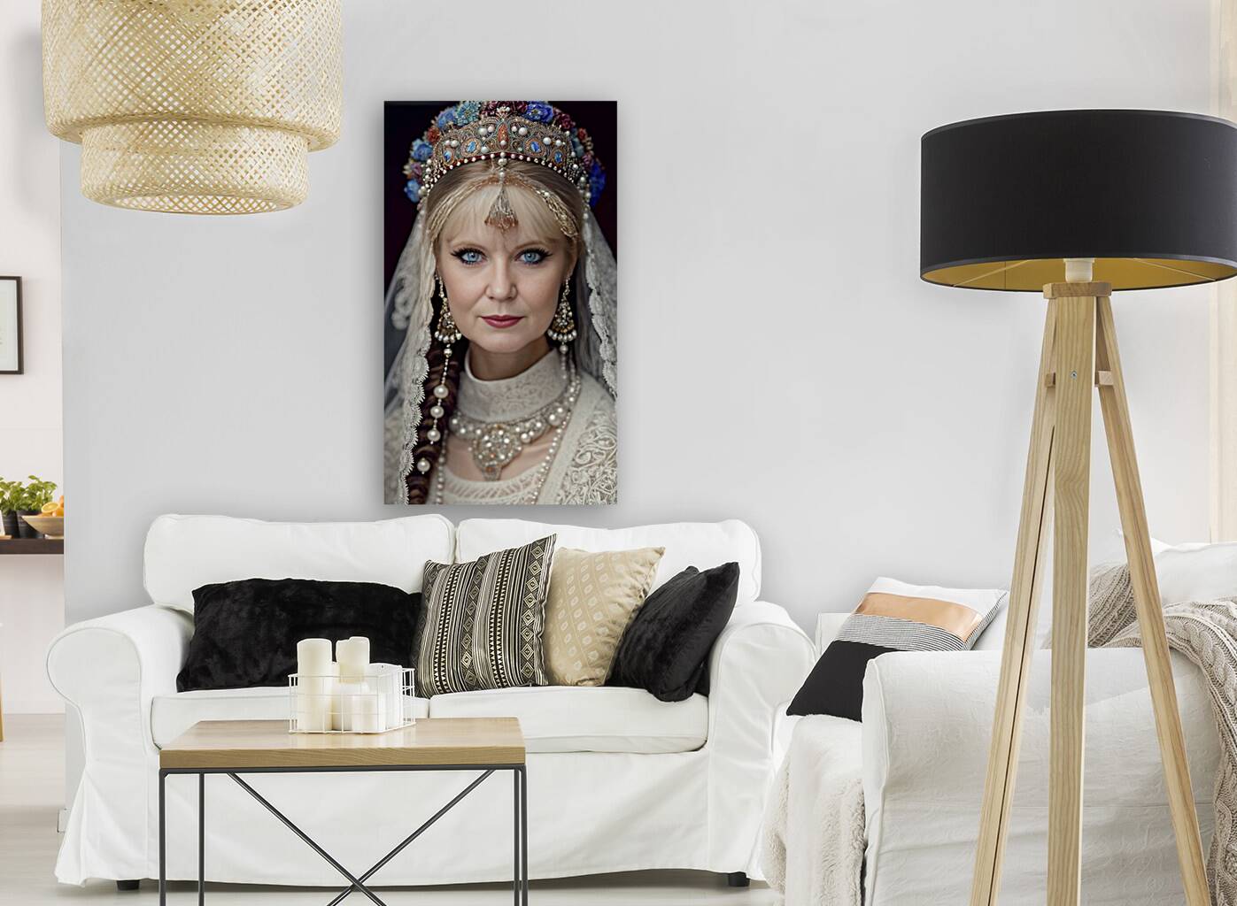 Lisa in white Reproduction