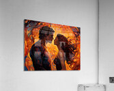 pharcry. the couple is looking at each other and Acrylic Print