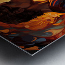 pharcry. the couple is looking at each other and Metal print