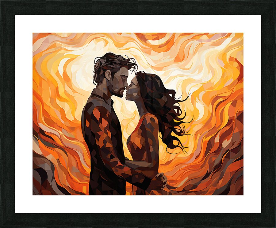 pharcry. the couple is looking at each other and  1707829186.6576 Picture Frame print