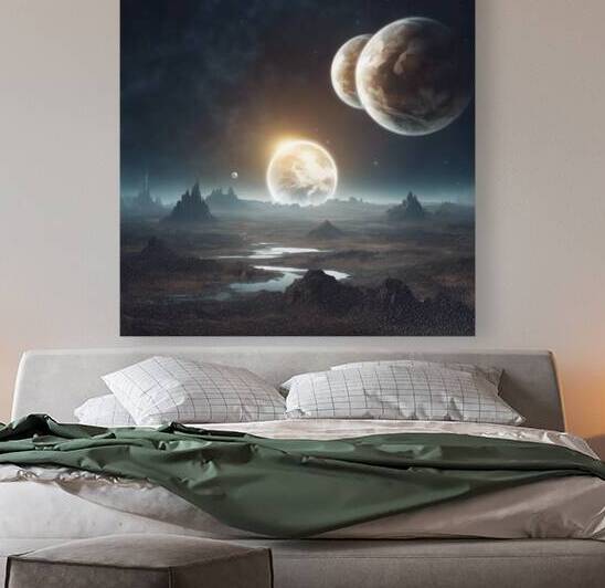 Show Earth with two moons xl 1024 v1 0 by desidnNest