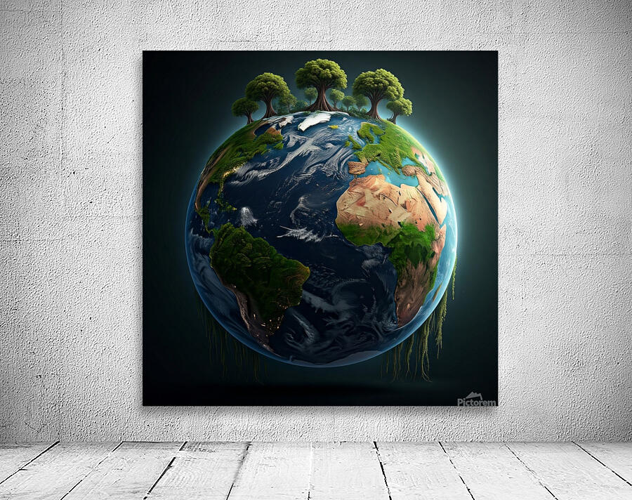 Planet Earth Wall Preview