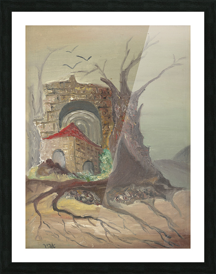 RA 035 - בית קטן בערבה Picture Frame print