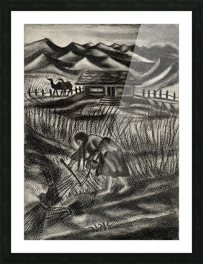 RA 018 - רות - Ruth Picture Frame print