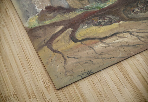 RA 035 - בית קטן בערבה Avi Romano Art puzzle
