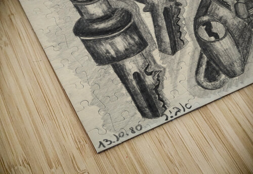 RA 016 - מחזיק מפתחות Avi Romano Art puzzle