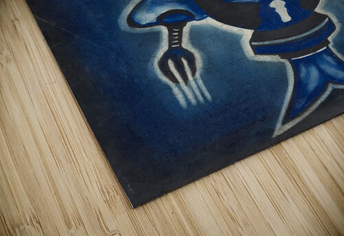 RA 005 - כחול כנף - Blue wing Avi Romano Art puzzle