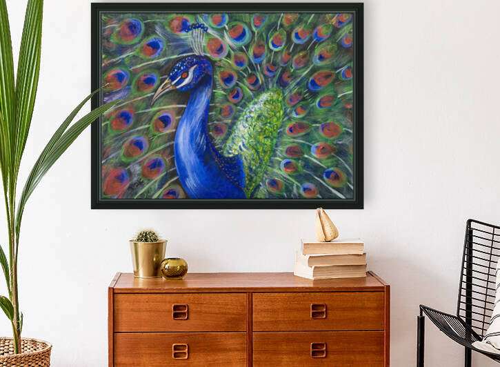 RA 034 - פריחת הטווס - Peacock blossom by Avi Romano Art
