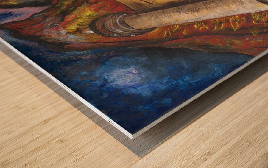 RA 038 - תורת חיים Wood print