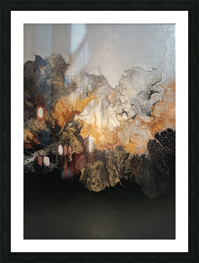 FIRE AND ASH Picture Frame print