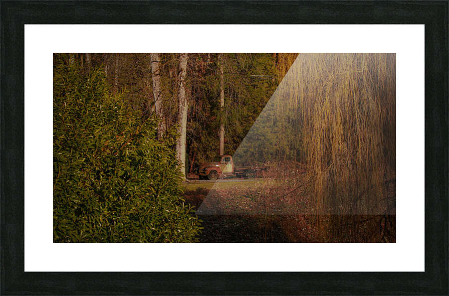 Old Truck Picture Frame print