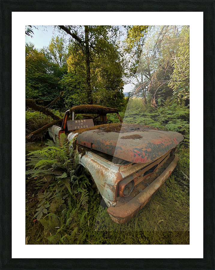 Rust In Peace Picture Frame print