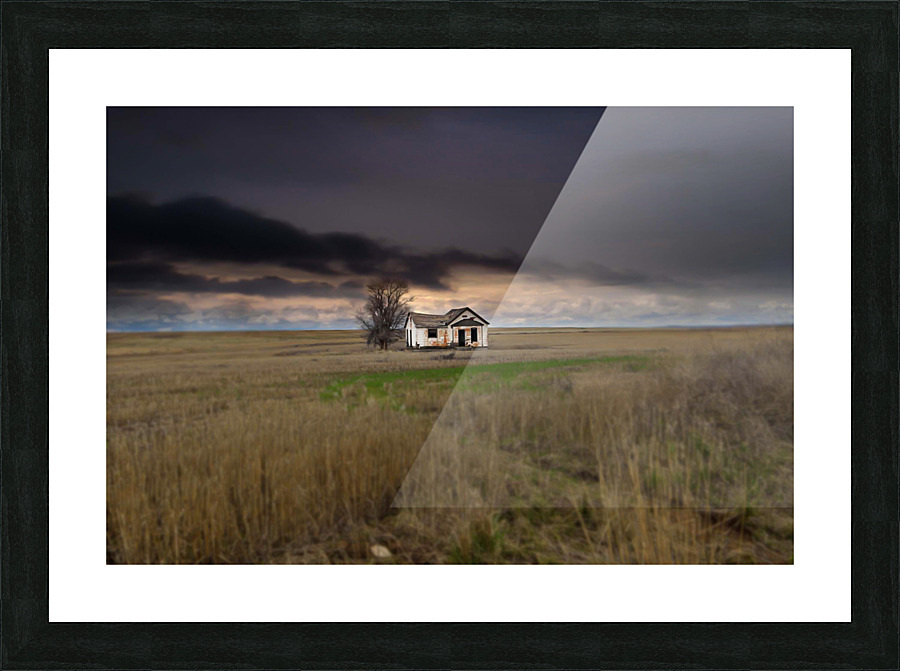 Lonely House Picture Frame print