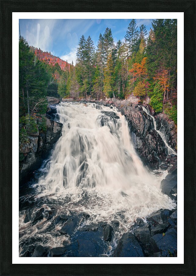 Devil Waterfall - Chute de la diable Picture Frame print