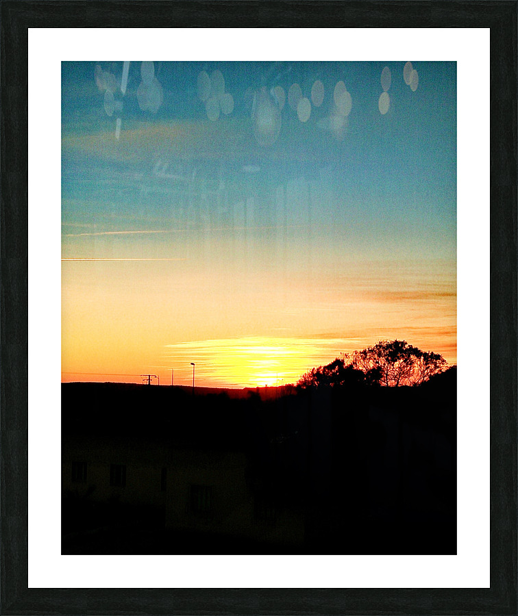 sunset 4yr Picture Frame print