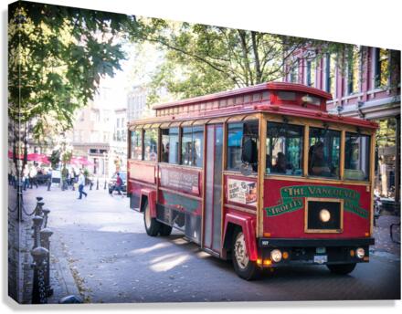 Vancouver Trolly Canvas Print