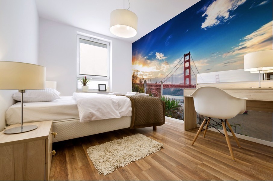 Golden Gate Bridge Mural print