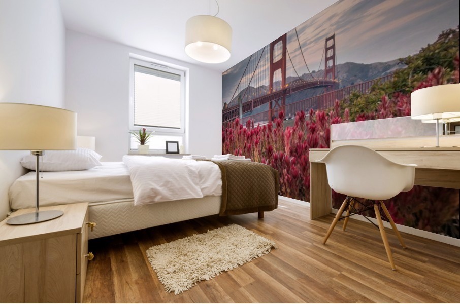Golden Gate Bridge Mural print