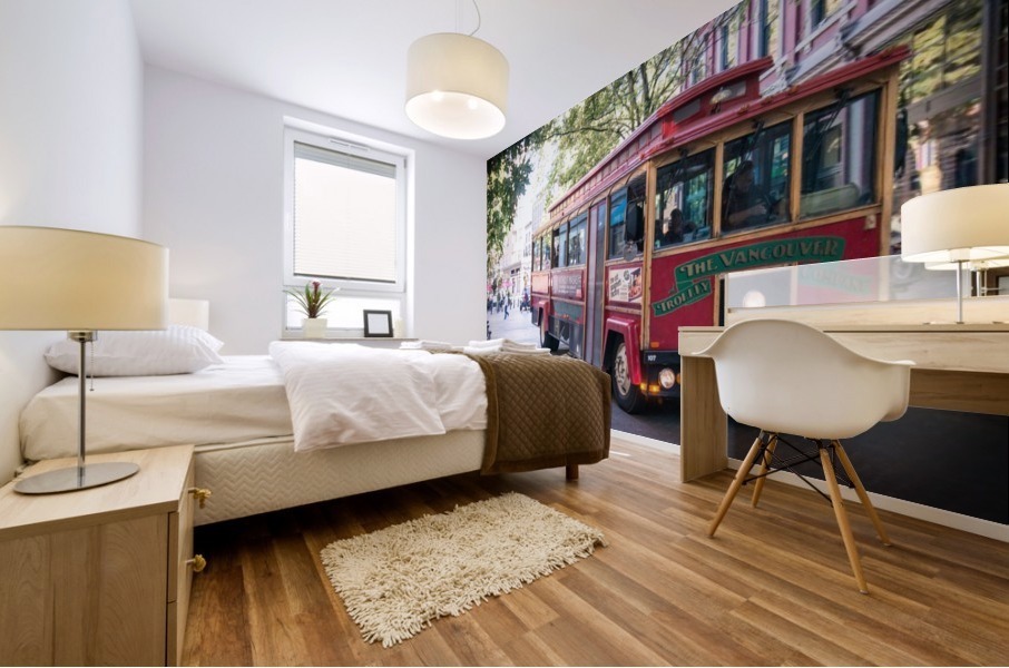 Vancouver Trolly Mural print