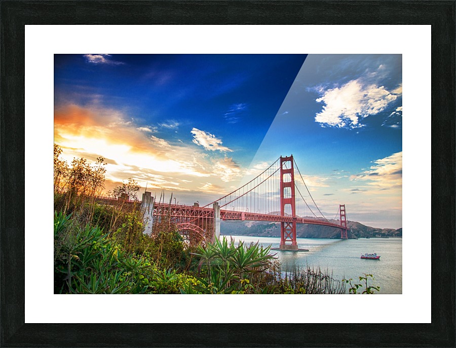 Golden Gate Bridge Picture Frame print